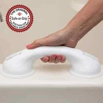 Bathtub And Shower Grab Bar 12" White Mommy's Helper Safe-er-grip. Fixed Price $18.99.