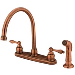 Kingston Brass KB726ALSP Vintage 8-INCH Centerset Kitchen Faucet. Fixed Price $120.38.