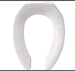 Bemis 1955CT 000 Toilet Seat, Elongated, Plastic, White, Sta-tite Hinge Nib. Fixed Price $24.99.