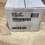 Kohler K-33151-CP Bathroom Sink Clicker Drain Without Overflow, Polished Chrome. Fixed Price $89.99.