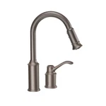 Vtg Moen Aberdeen Oil Rubbed Bronze One-handle Pulldown Kitchen Faucet -7590ORB. Fixed Price $345.75.