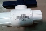 King Brothers WLT-0500-S 1/2-INCH Slip Pvc Schedule 40 Ball Valve, Free Ship. Fixed Price $10.00.