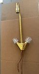 Kohler 11930-PB Europa Brass Faucet Vintage Gooseneck Acrylic Handles. Fixed Price $250.00.