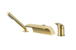 Sumerain Waterfall Single Handle Tub Deck Mount Roman Faucet. Fixed Price $60.00.