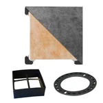 Schluter Kerdi Drain (4" Square Tileable Grate) Black. Fixed Price $92.99.