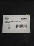 = Blanco 441096 Disposal Waste Strainer Matte White. Fixed Price $38.69.