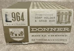 Vintage 1960S - 1970'S Donner 964 Chrome Recessed Soap Holder Grab Bar Japan Nos. Fixed Price $31.99.