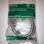 Proline 30" Braided Stainless Steel Faucet Connector, 3/8" Od X 1/2" Fip Out. Fixed Price $5.27.