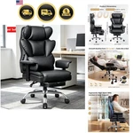 Big & Tall Office Chair 400 Lbs 21.3" Wide Seat High Back Ergonomic Executi.... Fixed Price $246.39.