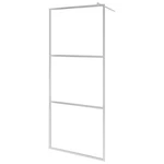 Walk-in Shower Enclosure Bathroom Wall Panel Glass With Half Frosted Vidaxl. Fixed Price $213.99.