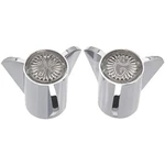 Danco Chrome Metal Tub/shower Hot/cold Handles For Sayco #88084. Fixed Price $16.60.