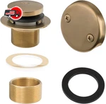 Tip-toe Tub Trim Set Two-hole Overflow Faceplate Replace Bath Drain Kit Bronze. Fixed Price $44.21.