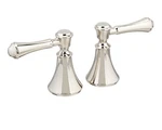 Delta Cassidy Roman Tub Faucet Handle Set Of 2, Polished Nickel H697PN. Fixed Price $130.00.