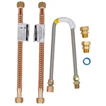 Camco Usa 10183 Connector Kit, Copper, Includes: (1) Roll Of Ptfe Tape, (2 )3/4. Fixed Price $83.94.