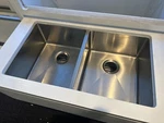 Mirabelle 33" Double Basin Drop Or Undermount Stainless Steel Kitchen Sink. Fixed Price $250.00.