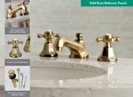 Kingston KS4463BX Two-handle 3-HOLE Widespread Solid Brass Faucet Brand New!. Fixed Price $194.50.