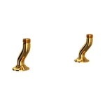 Rohl U.6793ULB-2 Georgian Era Bridge Kitchen Faucet Deck Unions Unlacq. Brass. Fixed Price $763.00.