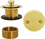 Westbrass D94K-01 Twist & Close Tub Drain Trim Kit With 2-HOLE Faceplate Adapter. Fixed Price $19.22.