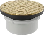 Proflo PF42809 6" Brass Cover With 4" Adjustable Cleanout. Fixed Price $54.77.