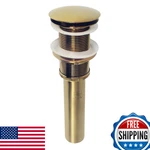 Kingston Brass EV8317 Coronet Push Pop-up Bathroom Sink Drain No Overflow. Fixed Price $89.46.