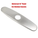 10" Kitchen Faucet Plate Sink Hole Cover Deck Escutcheon Nickel Stainless Steel. Fixed Price $10.13.