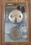 Watts Trip Lever Bath Drain Trim Kit Chrome Finish Fits 1-1/2" & 1-3/8" C932CKCP. Fixed Price $6.84.