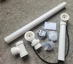 Kohler 7213-BL Clearflo Cable Bath Drain With Pvc Pipe Matte Black. Fixed Price $119.00.