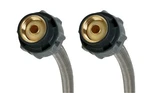Fluidmaster 3/8" Compression X 1/2" Fip 16 In. Stainless Steel Supply Line. Fixed Price $14.95.