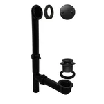 Westbrass 593144-62 14" Black Tubular Bathtub Waste & Overflow Assembly With .... Fixed Price $28.99.