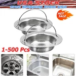 Kitchen Sink Strainer Large Wide Rim 4.5" Stainless Steel Mesh Drain Filter. Fixed Price $429.03.