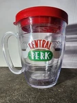 Tervis Warner Bros Friends Central Perk Coffee Mug W/ Lid Ross Rachel 16 Oz.. Fixed Price $9.99.