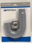 Fernco Rubber Drain P-trap Fit 1/2" And 1/4" Tubular Waste Pipe PFT150. Fixed Price $9.79.