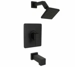 Huntington Brass - Bathroom Tub And Shower Trim Kit Matt Black Finish P6382049. Fixed Price $176.99.