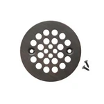 Premier Copper Products D-4150RB 4.25" Round Shower Strainer Drain Cover, Bronze. Fixed Price $19.00.