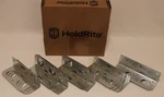 Holdrite 121-DS 1/2", 3/4", 1" Galvanized Steel Dual Pipe Brackets Lot Of 25. Fixed Price $44.99.