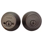 Weslock Double Cylinder Deadbolt Weathered Pewter With Key And Hardware. Fixed Price $15.58.