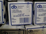 Dearborn Brass 763-1 1-1/4" X 5" 20 Gauge P.o. Plug Chain & Stopper Chrome. Fixed Price $23.95.