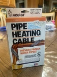 Wrap On Pipe Heating Cable 31009 Foot 18W 120V. Fixed Price $22.00.