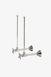 Waterworks Universal Angle Faucet Supply Kits 1/2" Sweat X 3/8" O.d. (nickel). Fixed Price $325.00.