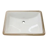 Miseno MNO1812RUBWH Cafe Undermount Bathroom Sink With Overflow - Bright White. Fixed Price $110.90.
