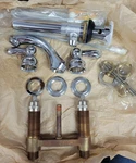 Mini-wide Lavatory Faucet Lever Handle Chrome Wolverine Brass CJL33333. Fixed Price $38.99.