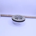 Westbrass Shower Drain Assembly And Grid Pvc Polished D206P-01. Fixed Price $12.93.