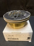 Sioux Chief Solid Brass Shower Drain 827-2B Unused Nos. Fixed Price $22.10.