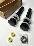Kes (2 Pack) Bathroom Sink Drain Vanity Pop Up Hair Stainless Steel (black. Fixed Price $34.99.