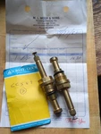 Vintage Crest/good Gold Pak Brass Faucet Stems Original Receipt. Fixed Price $24.95.
