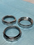 3PCS-1 1/4" Metal Drain For Tubular Waste Compression Nut-slip Nut-traps. Fixed Price $5.95.