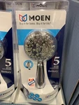 Moen Canada 5-FUNCTION Hand Shower W/59" Hose Bracket In Chrome. Fixed Price $71.53.