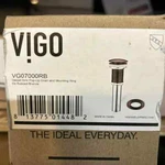 Vigo VG01041MB Paloma Handle Single-hole Bathroom Faucet Matte Black. Fixed Price $121.00.