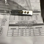 Ge Propane Orifices (lp) Conversion Kit For Models JGP3030 PGP6030 CGP6030. Fixed Price $45.00.