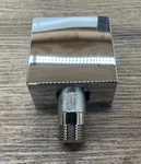Hansgrohe 26455001 Fixfit Wall Outlet Square With Check Valves *for Parts Only*. Fixed Price $35.99.